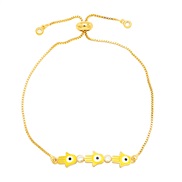 ( yellow) personality brief multicolor enamel braceletins wind fashion braceletbrk