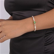 (green ) elegant retro Ladies wind love Rhinestone bracelet  creative claw chain geometry fashion bangle