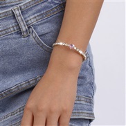 (Ligh  Pink) elegant retro Ladies wind love Rhinestone bracelet  creative claw chain geometry fashion bangle