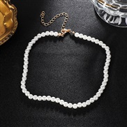(6mm) occidental style Pearl necklace brief fashion chain more size clavicle chain  retro Ladies wind chain