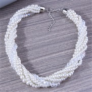 fashion concise all-Purpose establishment Pearl temperament necklace