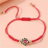 Korean style fashion sweetOL concise flowers rope temperament bracelet