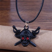 fashion skull personality necklace