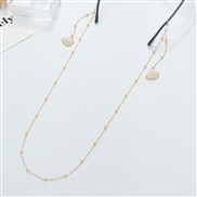 (DZ 154jinse)D occidental style personality chain Shells tassel eyes rope man woman style eyes chain