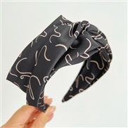 ( black butterfly )autumn width Korea fashion bow Headband head brief temperament Headband womanR