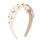 ( white)F occidental style  candy colors sweet cortex flowers Rhinestone Headband width fashion Headband