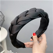 ( black) surface Cloth twisted Headband high width head buckle high