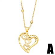 (A) love necklace wom...