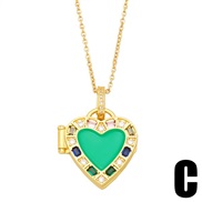 (C) love necklace wom...