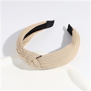 (Ligh )occidental style pure color Headband width knitting Headband all-Purpose