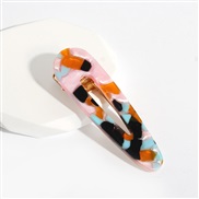 ( Color) Acrylic hair clip woman sweet Acetate sheet