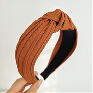 ( orange ) fashion Headband head Korean style width Cloth lady HeadbandF