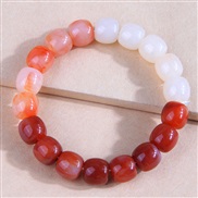 fashion concise sweet gradual change imitate beads personality  temperament bracelet