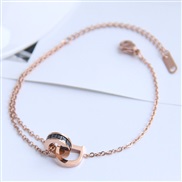 fashion sweetOL conciseD Word buckle personality woman bracelet