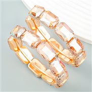 ( Gold)earrings super claw chain series square glass diamond circle occidental style exaggerating earrings woman arring