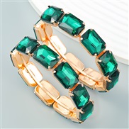 ( green)earrings super claw chain series square glass diamond circle occidental style exaggerating earrings woman arring