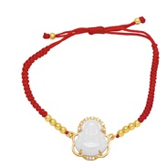 ( white) creative Chinese style rope bracelet  fashion diamond zircon bracelet womanbrh
