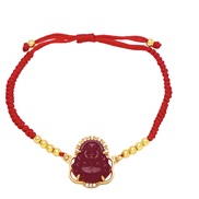 ( red) creative Chinese style rope bracelet  fashion diamond zircon bracelet womanbrh