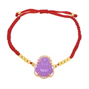 (purple) creative Chinese style rope bracelet  fashion diamond zircon bracelet womanbrh