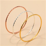 ( Color)occidental style creative personality Alloy multilayer bangle woman ins samll trend set