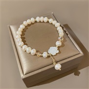 (S gold ) samll Shells flowers bracelet all-Purpose temperament Koreains Pearl