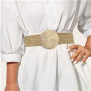 ( black) lady belt leisure brief ornament width Metal buckle elasticity