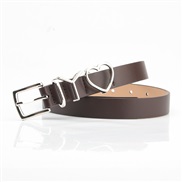(Coffee )lady belt styleIYO fashion buckle Cowboy belt love buckle collocation Clothing Dress belt