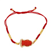 (Ligh red ) bracelet  personality color crystal rope bracelet womanbrj