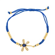 ( blue)Bohemia ethnic style color rope bracelet  creative personality lovely insect bracelet womanbrj