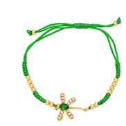 ( green)Bohemia ethnic style color rope bracelet  creative personality lovely insect bracelet womanbrj