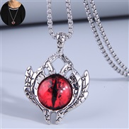 fashion trend retroj concise eyes long necklace sweater chain man necklace
