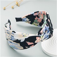( Black color ) Headband Korean style fashion color print Headband Bohemia fresh belt