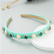(green ) eadband fashion Pearl thin eadband woman brief Korean style color belt