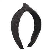 ( black)F occidental style trend temperament   brief personality wind weave width Headband woman