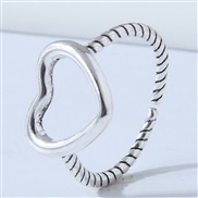 j1638 Korean style fashion concise sweetOL retro love personality opening ring