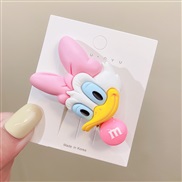 (  Pink)Korea lovely children color cartoon candy colors hair clip