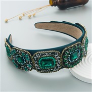 ( green) Headband crystal belt high samll wind Headband
