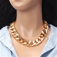 occidental style  exaggerating big chain Metal ornament necklace womanI wind short style clavicle chain