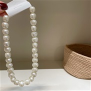 ( white) gold Pearl necklace Korea brief clavicle chainins fashion personality temperament