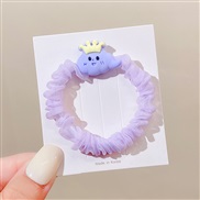 ( purple) circle circle samll circle lovely head rope sweet woman