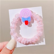 (  Pink) circle circle samll circle lovely head rope sweet woman