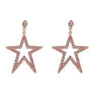 ( Pink)earrings Alloy...