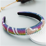(color ) Headband Korea high Rhinestone thin Headband crystal high