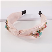 (igh  Pink)F occidental style Bohemian style sequin Cloth eadband  flowers retro temperament eadband