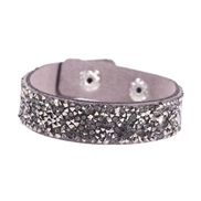 ( gray) row diamond short style Rhinestone bracelet  bride fashion Korea velvet diamond bracelet woman