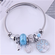 occidental style fashion  Metal all-PurposeD concise all-Purpose Life tree more elements personality bangle