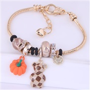 occidental style fashion  Metal all-PurposeD concise all-Purpose fruits animal personality bangle