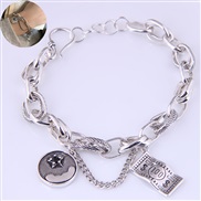 sl high textured occidental style fashion trend retro concise all-Purpose pendant personality bracelet