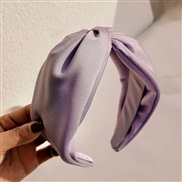 (purple )fashion new eadband pure color Cloth medium width head lady Autumn and Winter head beltR