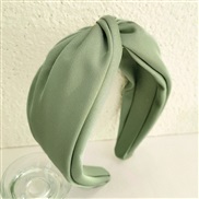 ( green )fashion new eadband pure color Cloth medium width head lady Autumn and Winter head beltR